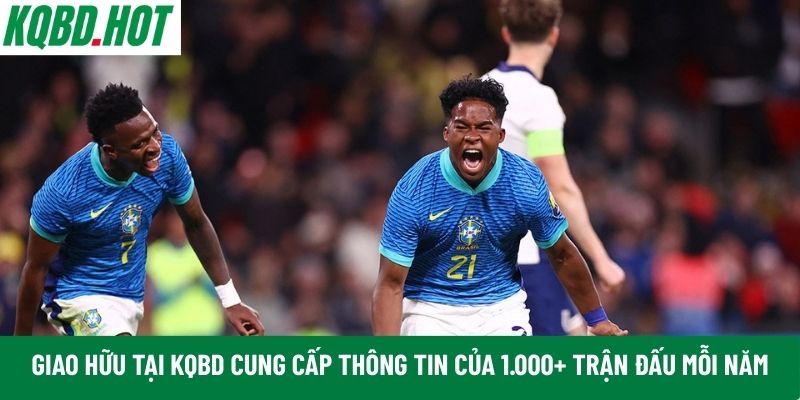 Giao hữu tại KQBD 